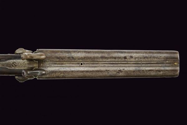 Pistola a spillo a due canne  - Asta La Collezione di Armi Antiche di un Gentiluomo Californiano - Associazione Nazionale - Case d'Asta italiane