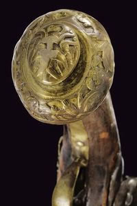 Pistola a pietra focaia  - Asta La Collezione di Armi Antiche di un Gentiluomo Californiano - Associazione Nazionale - Case d'Asta italiane