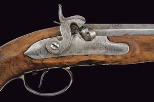 Pistola composita a luminello  - Asta La Collezione di Armi Antiche di un Gentiluomo Californiano - Associazione Nazionale - Case d'Asta italiane