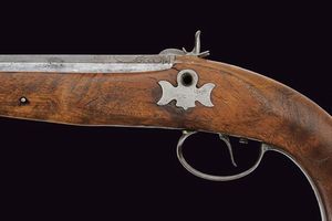 Pistola composita a luminello  - Asta La Collezione di Armi Antiche di un Gentiluomo Californiano - Associazione Nazionale - Case d'Asta italiane