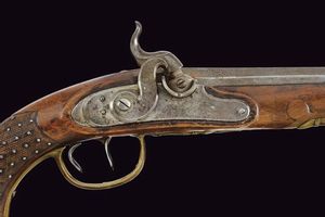 Pistola a luminello  - Asta La Collezione di Armi Antiche di un Gentiluomo Californiano - Associazione Nazionale - Case d'Asta italiane