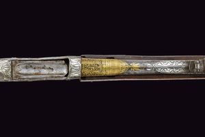 Fucile tipo Martini-Henry con decorazioni in oro e argento  - Asta La Collezione di Armi Antiche di un Gentiluomo Californiano - Associazione Nazionale - Case d'Asta italiane