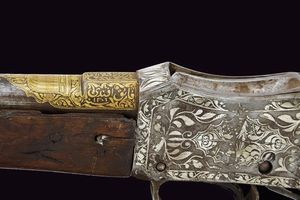 Fucile tipo Martini-Henry con decorazioni in oro e argento  - Asta La Collezione di Armi Antiche di un Gentiluomo Californiano - Associazione Nazionale - Case d'Asta italiane