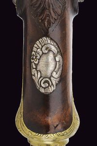 Pistola alla micheletta a luminello da viaggio  - Asta La Collezione di Armi Antiche di un Gentiluomo Californiano - Associazione Nazionale - Case d'Asta italiane