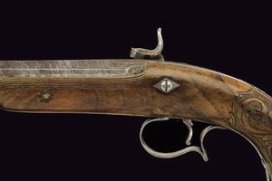 Pistola a luminello  - Asta La Collezione di Armi Antiche di un Gentiluomo Californiano - Associazione Nazionale - Case d'Asta italiane