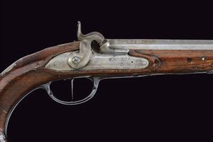 Pistola ridotta a luminello di Christof Kuchenreuther  - Asta La Collezione di Armi Antiche di un Gentiluomo Californiano - Associazione Nazionale - Case d'Asta italiane