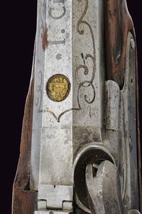 Pistola ridotta a luminello di Christof Kuchenreuther  - Asta La Collezione di Armi Antiche di un Gentiluomo Californiano - Associazione Nazionale - Case d'Asta italiane