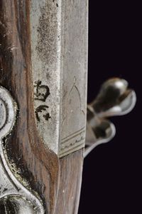 Pistola a pietra focaia a semi-retrocarica  - Asta La Collezione di Armi Antiche di un Gentiluomo Californiano - Associazione Nazionale - Case d'Asta italiane