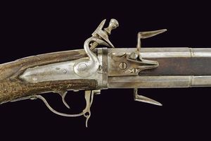 Pistola Wender a pietra focaia  - Asta La Collezione di Armi Antiche di un Gentiluomo Californiano - Associazione Nazionale - Case d'Asta italiane