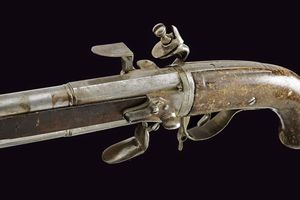 Pistola Wender a pietra focaia  - Asta La Collezione di Armi Antiche di un Gentiluomo Californiano - Associazione Nazionale - Case d'Asta italiane