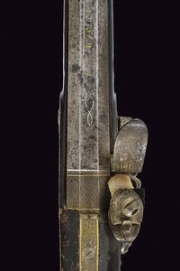 Bella pistola a pietra focaia di Laport Irmaos  - Asta La Collezione di Armi Antiche di un Gentiluomo Californiano - Associazione Nazionale - Case d'Asta italiane