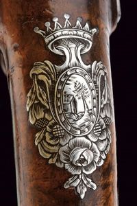 Interessante e raro paio di pistole a pietra focaia da viaggio per il mercato Polacco  - Asta La Collezione di Armi Antiche di un Gentiluomo Californiano - Associazione Nazionale - Case d'Asta italiane