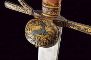 Bellissimo paloscio da caccia  - Asta La Collezione di Armi Antiche di un Gentiluomo Californiano - Associazione Nazionale - Case d'Asta italiane