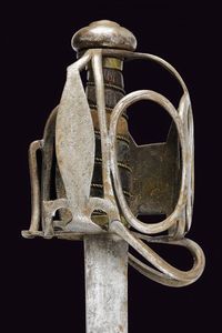 Spada da cavalleria a gabbia  - Asta La Collezione di Armi Antiche di un Gentiluomo Californiano - Associazione Nazionale - Case d'Asta italiane