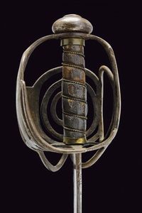 Spada da cavalleria a gabbia  - Asta La Collezione di Armi Antiche di un Gentiluomo Californiano - Associazione Nazionale - Case d'Asta italiane