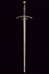 Spada bastarda a una mano e mezza  - Asta La Collezione di Armi Antiche di un Gentiluomo Californiano - Associazione Nazionale - Case d'Asta italiane