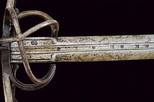 Spada bastarda a una mano e mezza  - Asta La Collezione di Armi Antiche di un Gentiluomo Californiano - Associazione Nazionale - Case d'Asta italiane