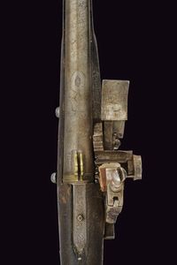 Moukala a pietra focaia  - Asta La Collezione di Armi Antiche di un Gentiluomo Californiano - Associazione Nazionale - Case d'Asta italiane