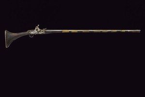 Moukala a pietra focaia  - Asta La Collezione di Armi Antiche di un Gentiluomo Californiano - Associazione Nazionale - Case d'Asta italiane