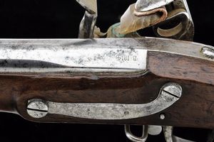 Fucile a pietra focaia Mod. 1777  - Asta La Collezione di Armi Antiche di un Gentiluomo Californiano - Associazione Nazionale - Case d'Asta italiane