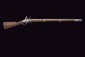 Fucile a pietra focaia Mod. 1777  - Asta La Collezione di Armi Antiche di un Gentiluomo Californiano - Associazione Nazionale - Case d'Asta italiane