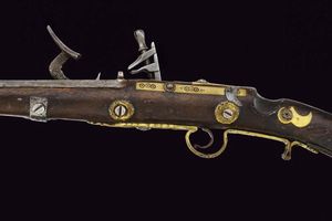 Moukala a pietra focaia  - Asta La Collezione di Armi Antiche di un Gentiluomo Californiano - Associazione Nazionale - Case d'Asta italiane