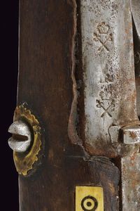 Moukala a pietra focaia  - Asta La Collezione di Armi Antiche di un Gentiluomo Californiano - Associazione Nazionale - Case d'Asta italiane