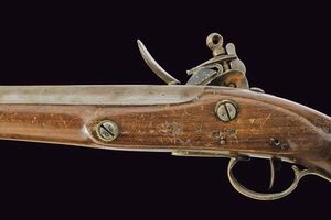 Pistola a pietra focaia da cavalleria  - Asta La Collezione di Armi Antiche di un Gentiluomo Californiano - Associazione Nazionale - Case d'Asta italiane