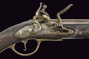 Pistola a pietra focaia  - Asta La Collezione di Armi Antiche di un Gentiluomo Californiano - Associazione Nazionale - Case d'Asta italiane