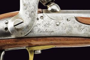 Pistola a luminello Mod. 1822 T Bis  - Asta La Collezione di Armi Antiche di un Gentiluomo Californiano - Associazione Nazionale - Case d'Asta italiane