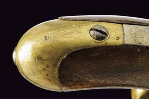 Pistola a pietra focaia An. XIII  - Asta La Collezione di Armi Antiche di un Gentiluomo Californiano - Associazione Nazionale - Case d'Asta italiane