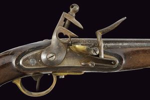 Pistola a pietra focaia  - Asta La Collezione di Armi Antiche di un Gentiluomo Californiano - Associazione Nazionale - Case d'Asta italiane