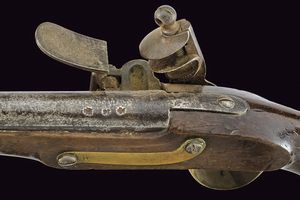 Pistola a pietra focaia  - Asta La Collezione di Armi Antiche di un Gentiluomo Californiano - Associazione Nazionale - Case d'Asta italiane