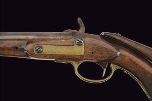 Pistola da cavalleria a luminello con calciolo  - Asta La Collezione di Armi Antiche di un Gentiluomo Californiano - Associazione Nazionale - Case d'Asta italiane