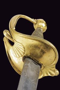 Spada da ufficiale  - Asta La Collezione di Armi Antiche di un Gentiluomo Californiano - Associazione Nazionale - Case d'Asta italiane