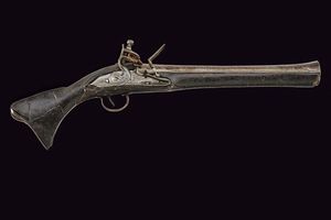 Tromboncino a pietra focaia  - Asta La Collezione di Armi Antiche di un Gentiluomo Californiano - Associazione Nazionale - Case d'Asta italiane