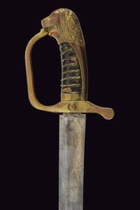 Sciabola da artiglieria Mod. 1802  - Asta La Collezione di Armi Antiche di un Gentiluomo Californiano - Associazione Nazionale - Case d'Asta italiane