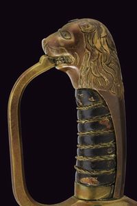 Sciabola da artiglieria Mod. 1802  - Asta La Collezione di Armi Antiche di un Gentiluomo Californiano - Associazione Nazionale - Case d'Asta italiane