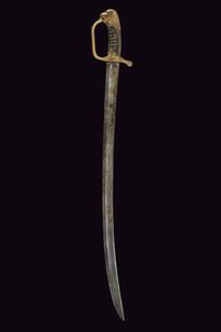 Sciabola da artiglieria Mod. 1802  - Asta La Collezione di Armi Antiche di un Gentiluomo Californiano - Associazione Nazionale - Case d'Asta italiane