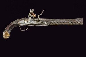 Tromboncino a pietra focaia  - Asta La Collezione di Armi Antiche di un Gentiluomo Californiano - Associazione Nazionale - Case d'Asta italiane