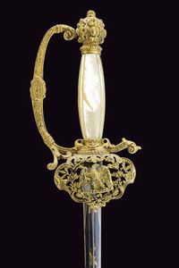 Spadino da diplomatico  - Asta La Collezione di Armi Antiche di un Gentiluomo Californiano - Associazione Nazionale - Case d'Asta italiane