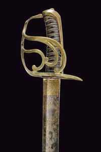 Sciabola da ufficiale  - Asta La Collezione di Armi Antiche di un Gentiluomo Californiano - Associazione Nazionale - Case d'Asta italiane