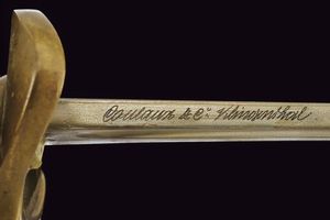 Spada da cavalleria  - Asta La Collezione di Armi Antiche di un Gentiluomo Californiano - Associazione Nazionale - Case d'Asta italiane