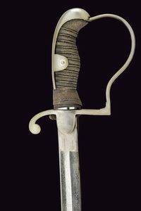 Sciabola da ufficiale  - Asta La Collezione di Armi Antiche di un Gentiluomo Californiano - Associazione Nazionale - Case d'Asta italiane