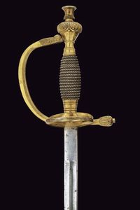 Spada da ufficiale di fanteria , vecchio tipo  - Asta La Collezione di Armi Antiche di un Gentiluomo Californiano - Associazione Nazionale - Case d'Asta italiane