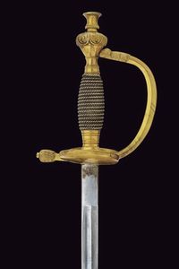 Spada da ufficiale di fanteria , vecchio tipo  - Asta La Collezione di Armi Antiche di un Gentiluomo Californiano - Associazione Nazionale - Case d'Asta italiane