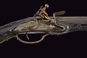 Tromboncino a pietra focaia  - Asta La Collezione di Armi Antiche di un Gentiluomo Californiano - Associazione Nazionale - Case d'Asta italiane