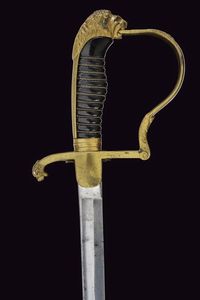 Sciabola da ufficiale  - Asta La Collezione di Armi Antiche di un Gentiluomo Californiano - Associazione Nazionale - Case d'Asta italiane