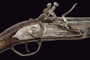 Pistola a pietra focaia  - Asta La Collezione di Armi Antiche di un Gentiluomo Californiano - Associazione Nazionale - Case d'Asta italiane