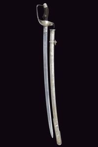 Sciabola da truppa di artiglieria a cavallo  - Asta La Collezione di Armi Antiche di un Gentiluomo Californiano - Associazione Nazionale - Case d'Asta italiane